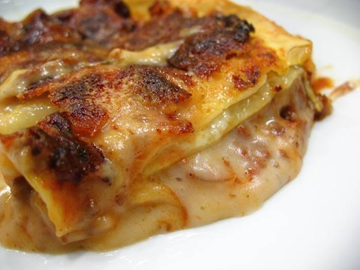 Lasagna no forno (Receita Italiana)