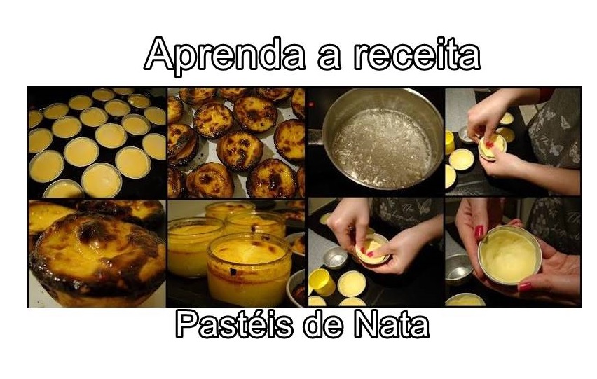 Aprenda a receita de Pastéis de Nata (Português Inglês)